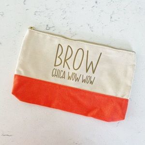 🔴 3 for $15 Brow Chicka Wow Wow The Waxing City Makeup Toiletry Cosmetic Bag